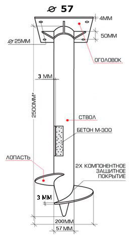 Свая 57