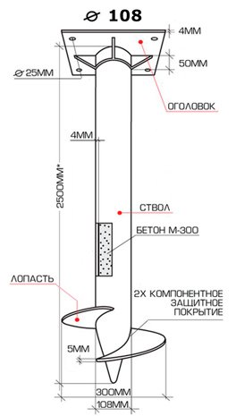 Свая 108